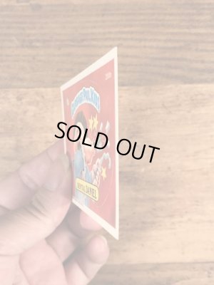 トップス社製のガーベッジペイルキッズの80年代ビンテージステッカーカード