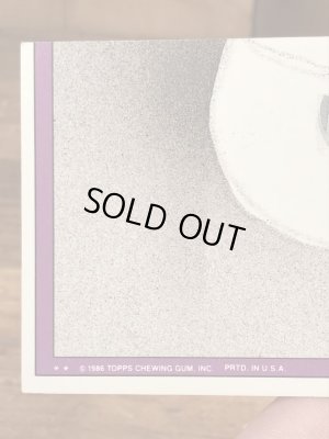 トップス社製のガーベッジペイルキッズの80年代ビンテージステッカーカード