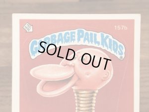 トップス社製のガーベッジペイルキッズの80年代ビンテージステッカーカード