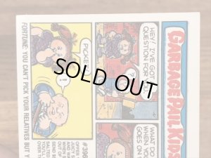 Topps社製のガーベッジペイルキッズの80’sヴィンテージカードシール