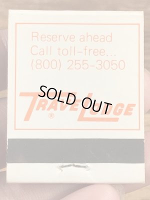 スリーピーベア　ビンテージ　マッチブック　アドバタイジングキャラクター　トラべロッジ