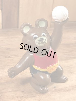 こぐまのミーシャ　ビンテージ　PVCフィギュア　オリンピック　70年代