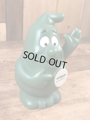 企業キャラクターのアクティゴールの90年代ビンテージソフビドール