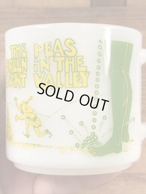 企業キャラクターのグリーンジャイアントのフェデラル社製のビンテージマグカップ