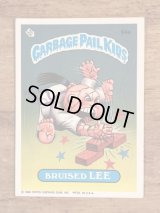 Topps Garbage Pail Kids “Bruised Lee” Sticker Card 94a　ガーベッジペイルキッズ　ビンテージ　ステッカーカード　80年代