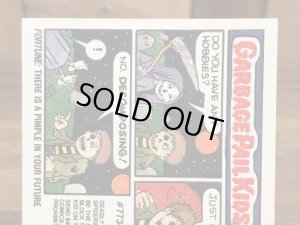 Topps社製のガーベッジペイルキッズの80’sヴィンテージカードシール