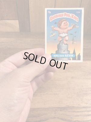 トップス社製のガーベッジペイルキッズの80年代ビンテージステッカーカード