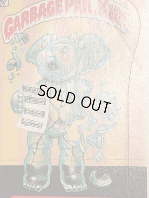 トップス社製のガーベッジペイルキッズの80年代ビンテージステッカーカード