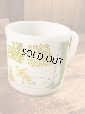 企業キャラクターのグリーンジャイアントのフェデラル社製のビンテージマグカップ