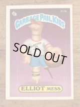 Topps Garbage Pail Kids “Elliot Mess” Sticker Card 213b　ガーベッジペイルキッズ　ビンテージ　ステッカーカード　80年代