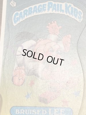 トップス社製のガーベッジペイルキッズの80年代ビンテージステッカーカード