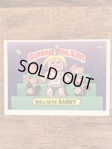 Topps Garbage Pail Kids “Bullseye Barry” Sticker Card 111b　ガーベッジペイルキッズ　ビンテージ　ステッカーカード　80年代