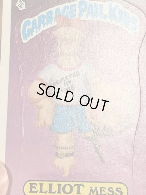 トップス社製のガーベッジペイルキッズの80年代ビンテージステッカーカード