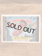 Topps Garbage Pail Kids “Dryin' Ryan” Sticker Card 242b　ガーベッジペイルキッズ　ビンテージ　ステッカーカード　80年代