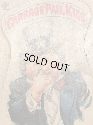 トップス社製のガーベッジペイルキッズの80年代ビンテージステッカーカード