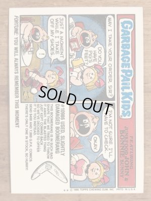 Topps社製のガーベッジペイルキッズの80’sヴィンテージカードシール