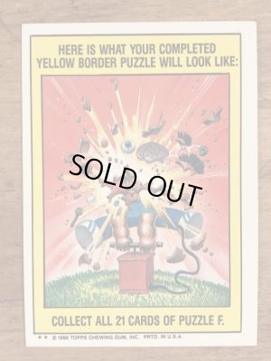 Topps社製のガーベッジペイルキッズの80’sヴィンテージカードシール