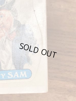 トップス社製のガーベッジペイルキッズの80年代ビンテージステッカーカード