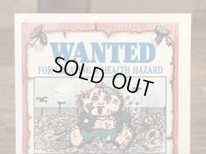 Topps社製のガーベッジペイルキッズの80’sヴィンテージカードシール