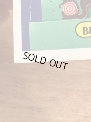 トップス社製のガーベッジペイルキッズの80年代ビンテージステッカーカード