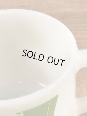 企業キャラクターのグリーンジャイアントのフェデラル社製のビンテージマグカップ