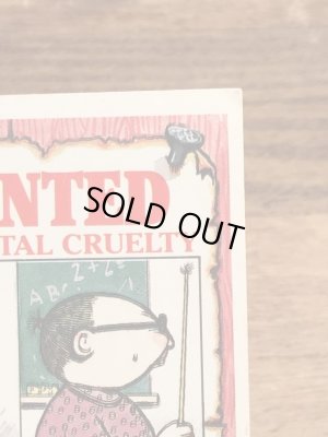 トップス社製のガーベッジペイルキッズの80年代ビンテージステッカーカード