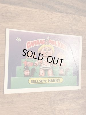 トップス社製のガーベッジペイルキッズの80年代ビンテージステッカーカード