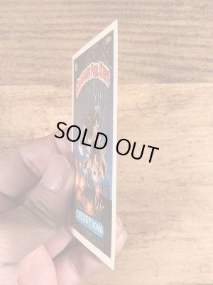 トップス社製のガーベッジペイルキッズの80年代ビンテージステッカーカード