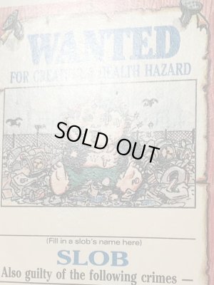 Topps社製のガーベッジペイルキッズの80’sヴィンテージカードシール