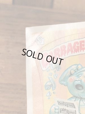 Topps社製のガーベッジペイルキッズの80’sヴィンテージカードシール