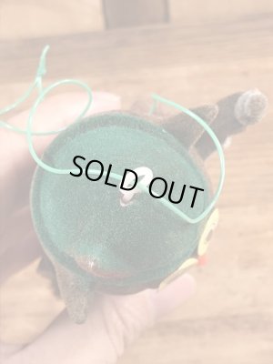 企業キャラクターのウッジーオウルの70年代ビンテージオーナメントドール