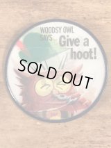 Woodsy Owl “Says Give A Hoot! Don't Pollute!” Lenticular Badge　ウッジーオウル　ビンテージ　バッジ　レンチキュラー　60〜70年代