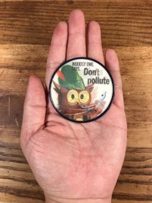 他の写真3: Woodsy Owl “Says Give A Hoot! Don't Pollute!” Lenticular Badge　ウッジーオウル　ビンテージ　バッジ　レンチキュラー　60〜70年代