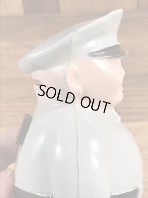 企業キャラクターのTV Joeファットマンの50〜60年代ビンテージ貯金箱フィギュア