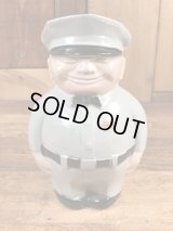 TV Joe Fat Man“Pennzoil” Plastic Coin Bank Doll　ファットマン　ビンテージ　コインバンクドール　ペンゾイル　50〜60年代