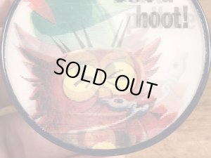 アドバタイジングキャラクターのWoodsy Owlの60〜70’sヴィンテージレンチキュラーバッチ