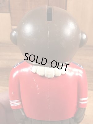 企業キャラクターのBay View Federal Savingsの70年代ビンテージ貯金箱ドール