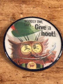 他の写真2: Woodsy Owl “Says Give A Hoot! Don't Pollute!” Lenticular Badge　ウッジーオウル　ビンテージ　バッジ　レンチキュラー　60〜70年代