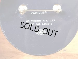 アドバタイジングキャラクターのWoodsy Owlの60〜70’sヴィンテージレンチキュラーバッチ