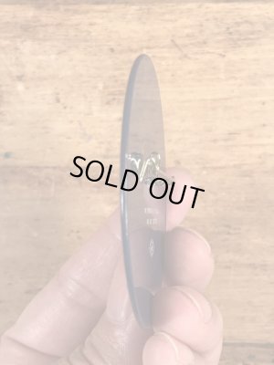 ウッジーオウル　ビンテージ　缶バッチ　企業キャラクター　レンチキュラー