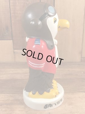 企業キャラクターのBay View Federal Savingsの70年代ビンテージ貯金箱ドール