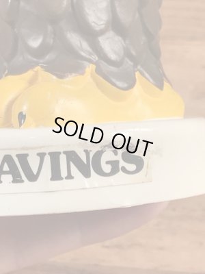 アメリカの銀行のアドバタイジングキャラクターの70’sヴィンテージコインバンクフィギュア