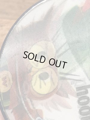 ウッジーオウル　ヴィンテージ　缶バッジ　アドバタイジングキャラクター　レンチキュラー