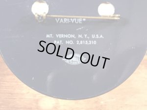 アドバタイジングキャラクターのWoodsy Owlの60〜70’sヴィンテージレンチキュラー缶バッチ