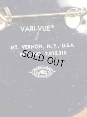 ウッジーオウル　ビンテージ　缶バッチ　企業キャラクター　レンチキュラー