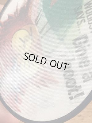 アドバタイジングキャラクターのWoodsy Owlの60〜70’sヴィンテージレンチキュラーバッチ