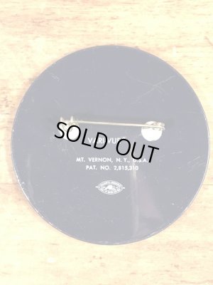 アドバタイジングキャラクターのWoodsy Owlの60〜70’sヴィンテージレンチキュラーバッチ