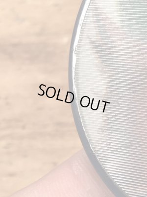 ウッジーオウル　ヴィンテージ　缶バッジ　アドバタイジングキャラクター　レンチキュラー