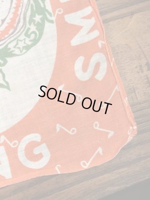 企業キャラクターのバスターブラウンの40〜50年代ビンテージバンダナ