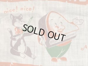 企業キャラクターのバスターブラウンの40〜50年代ビンテージバンダナ